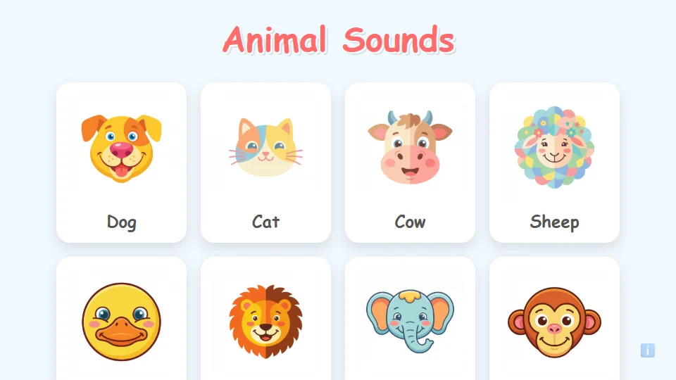Animal Sounds preview