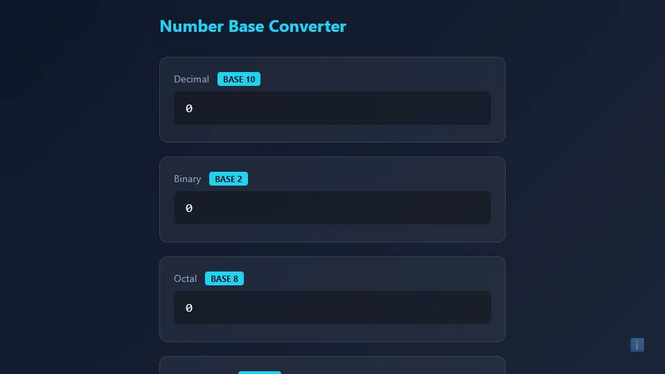 進制轉換器 preview
